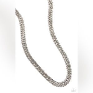 Silver chain necklace